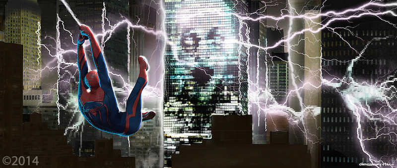 Illustration for article titled Concept Art Reveals the Sleeker Rhino Amazing Spider-Man 2 Could've Had